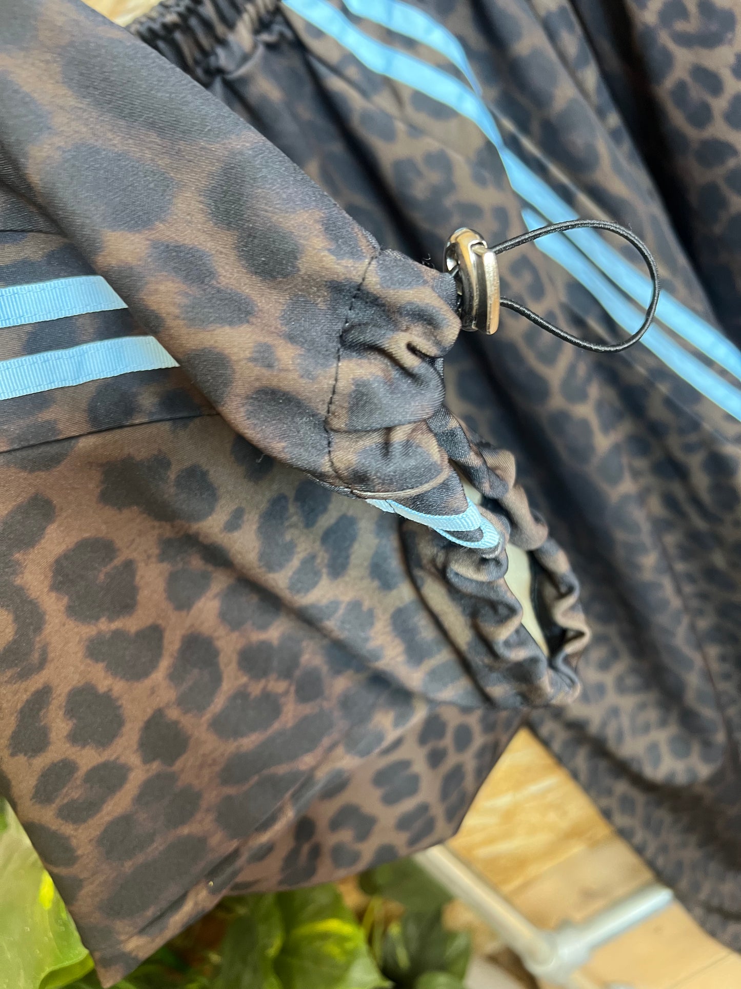 Leopard Stripe Parachute Joggers