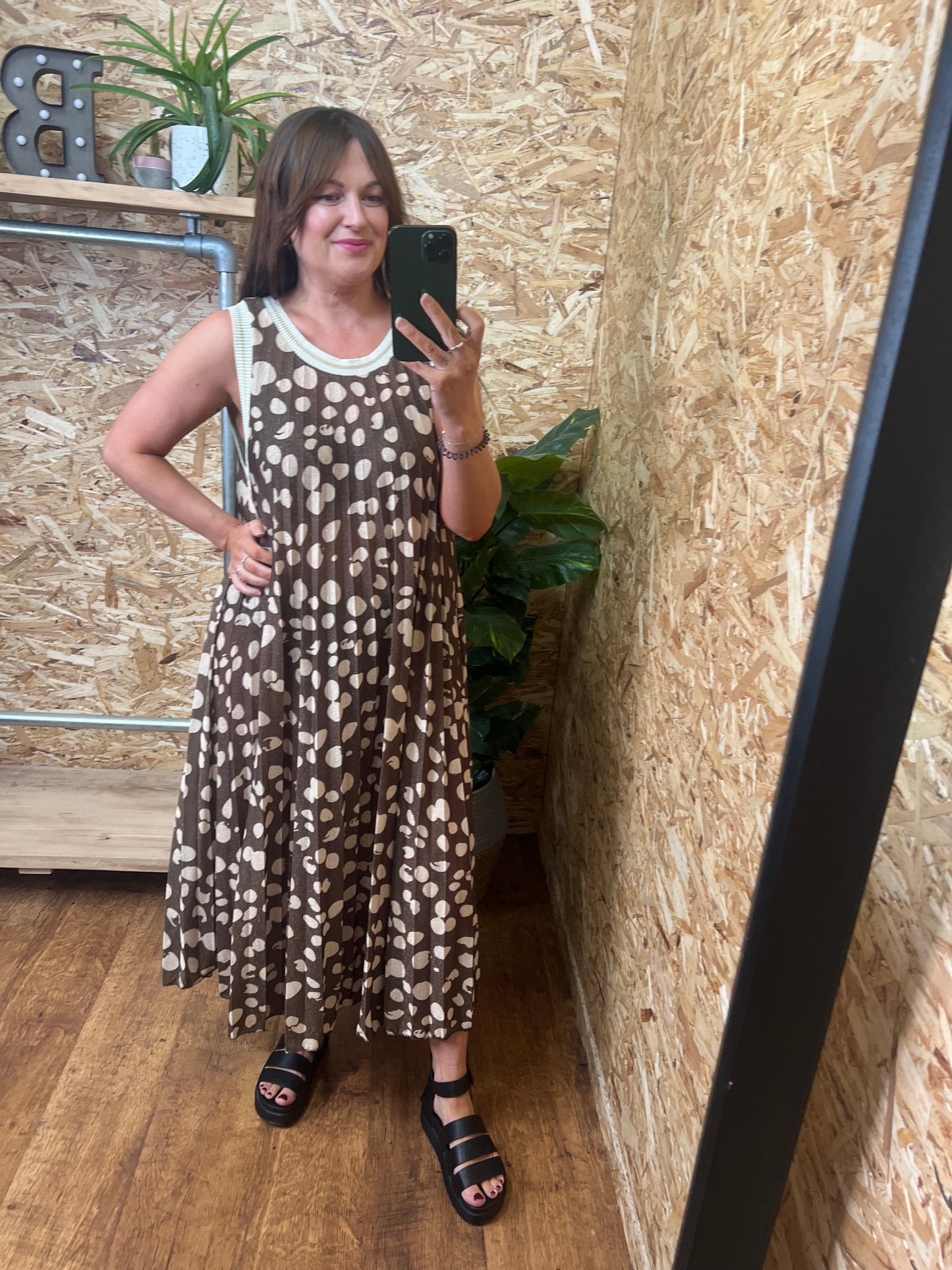 Polka Dot Lurex Dress