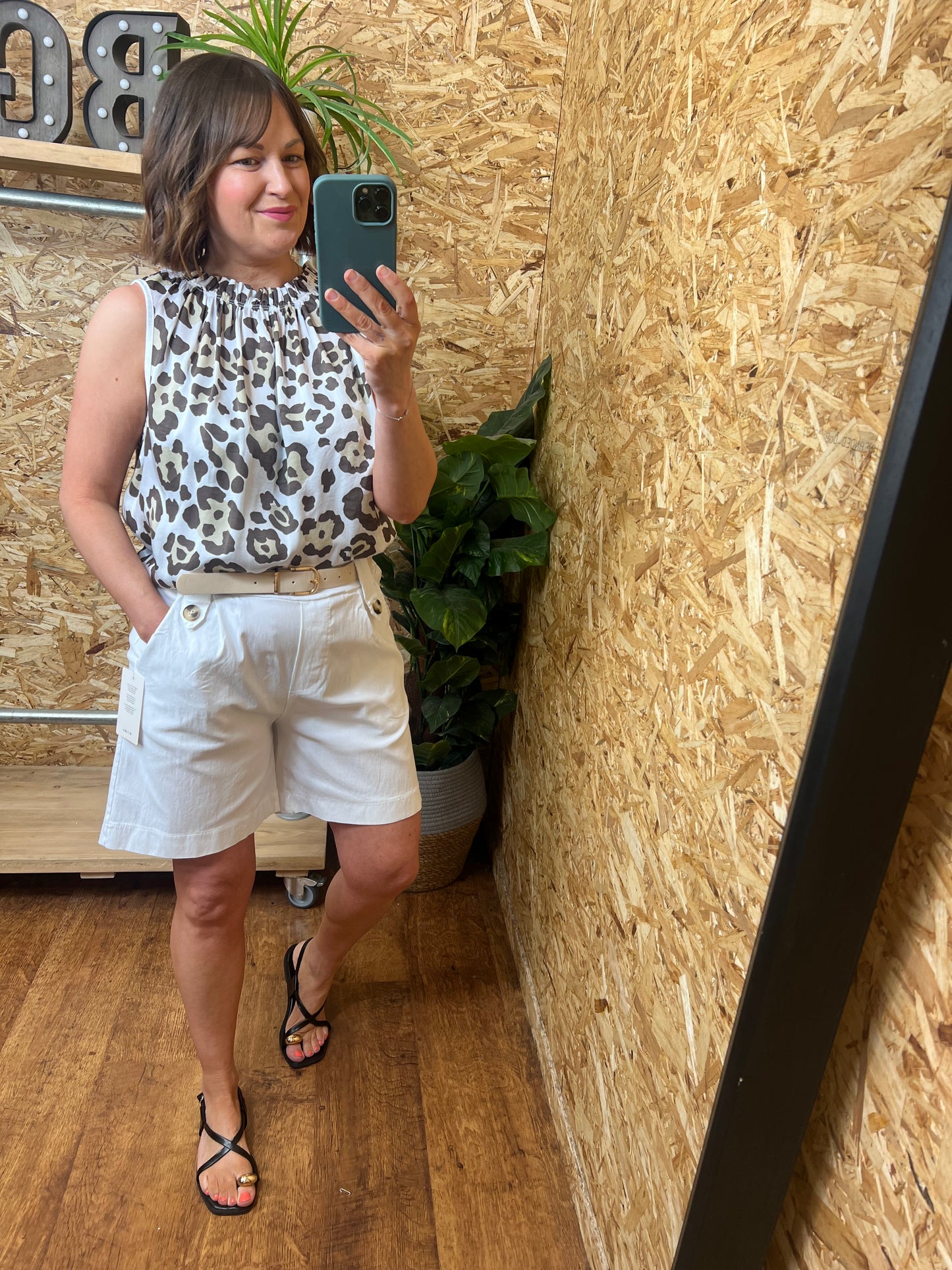 Cora Animal Print Top