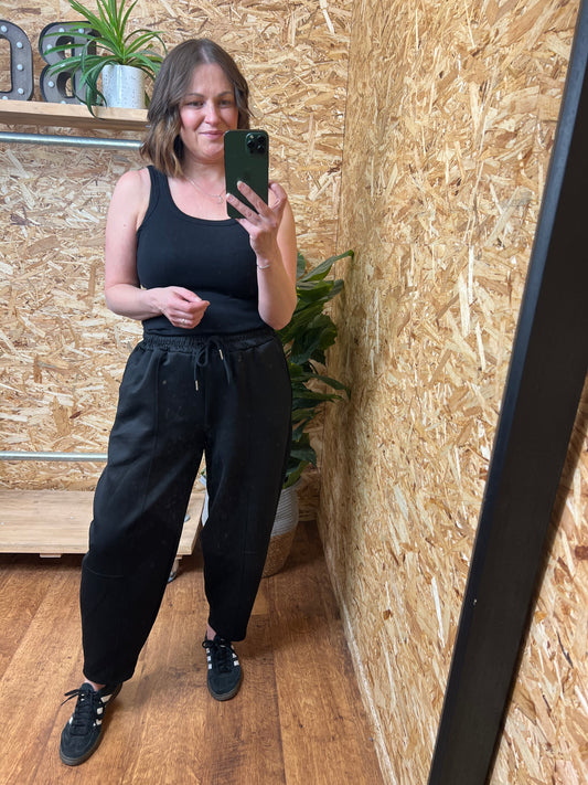 Barrel Leg Joggers