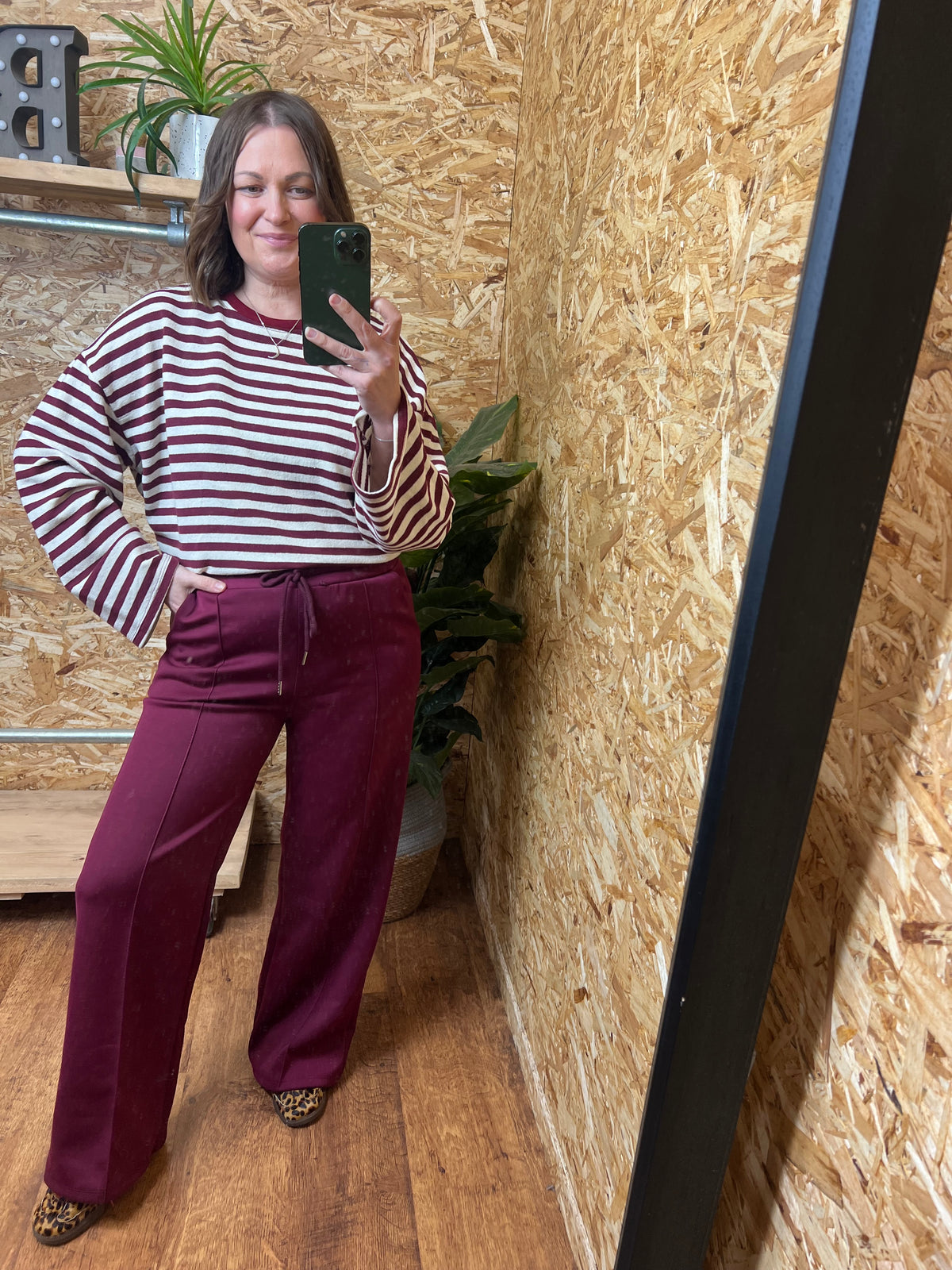 Basic Stripe Sweatshirt