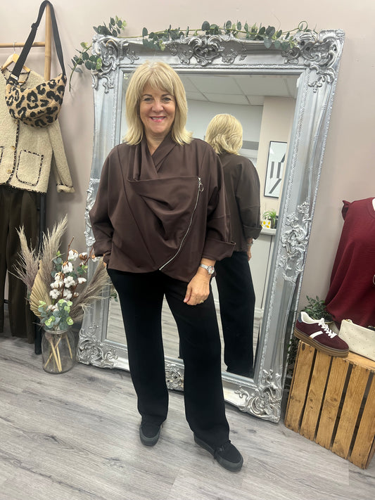 Waterfall Zip Jacket