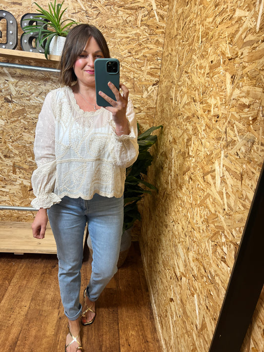 Paisley Crochet Top