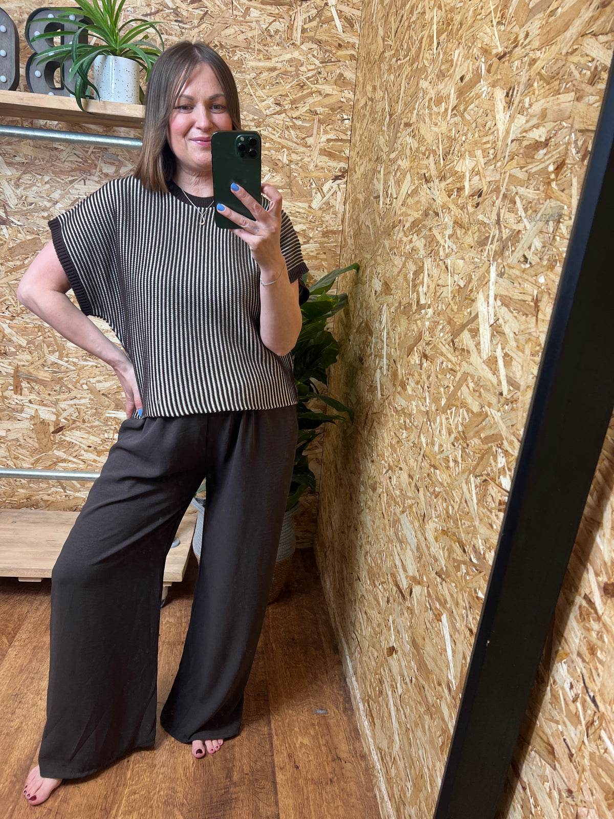 Two Tone Textured Knit
