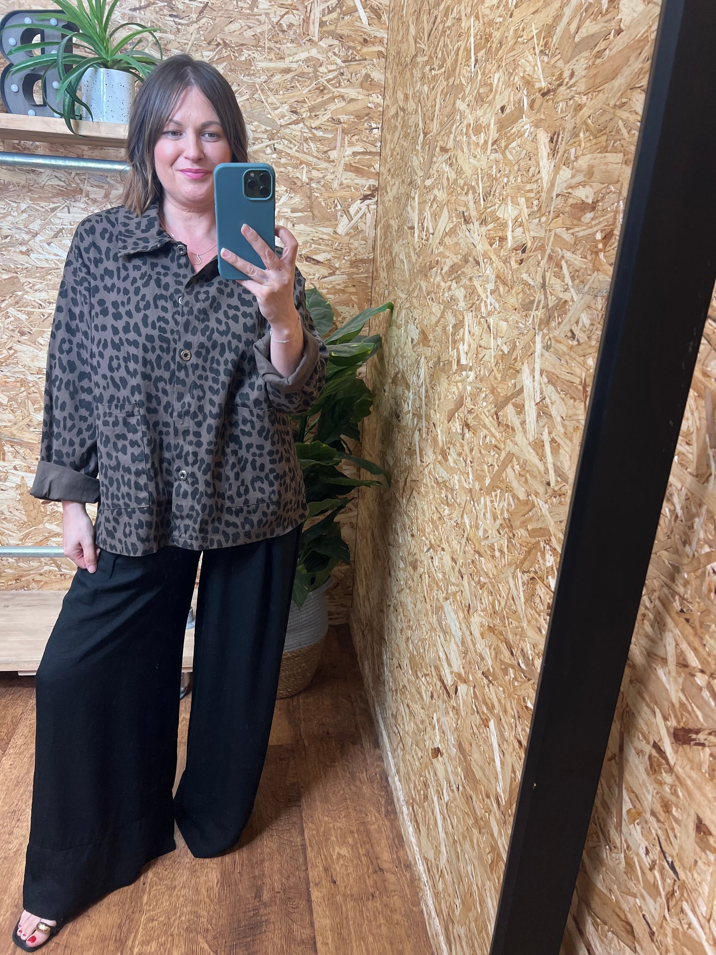 Animal Print Shacket