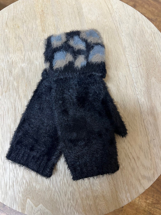 Leopard Fingerless Gloves