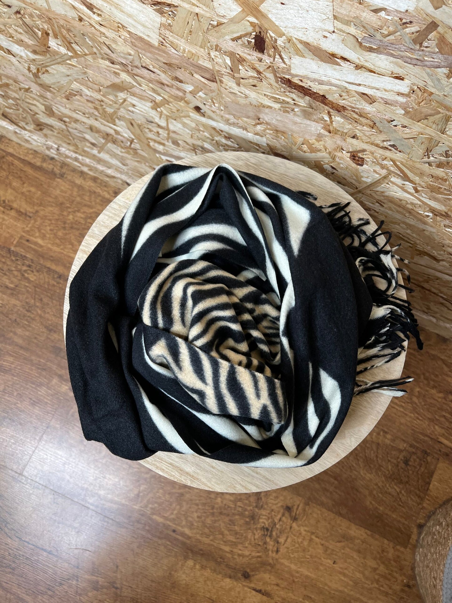 Zebra Patch Scarf