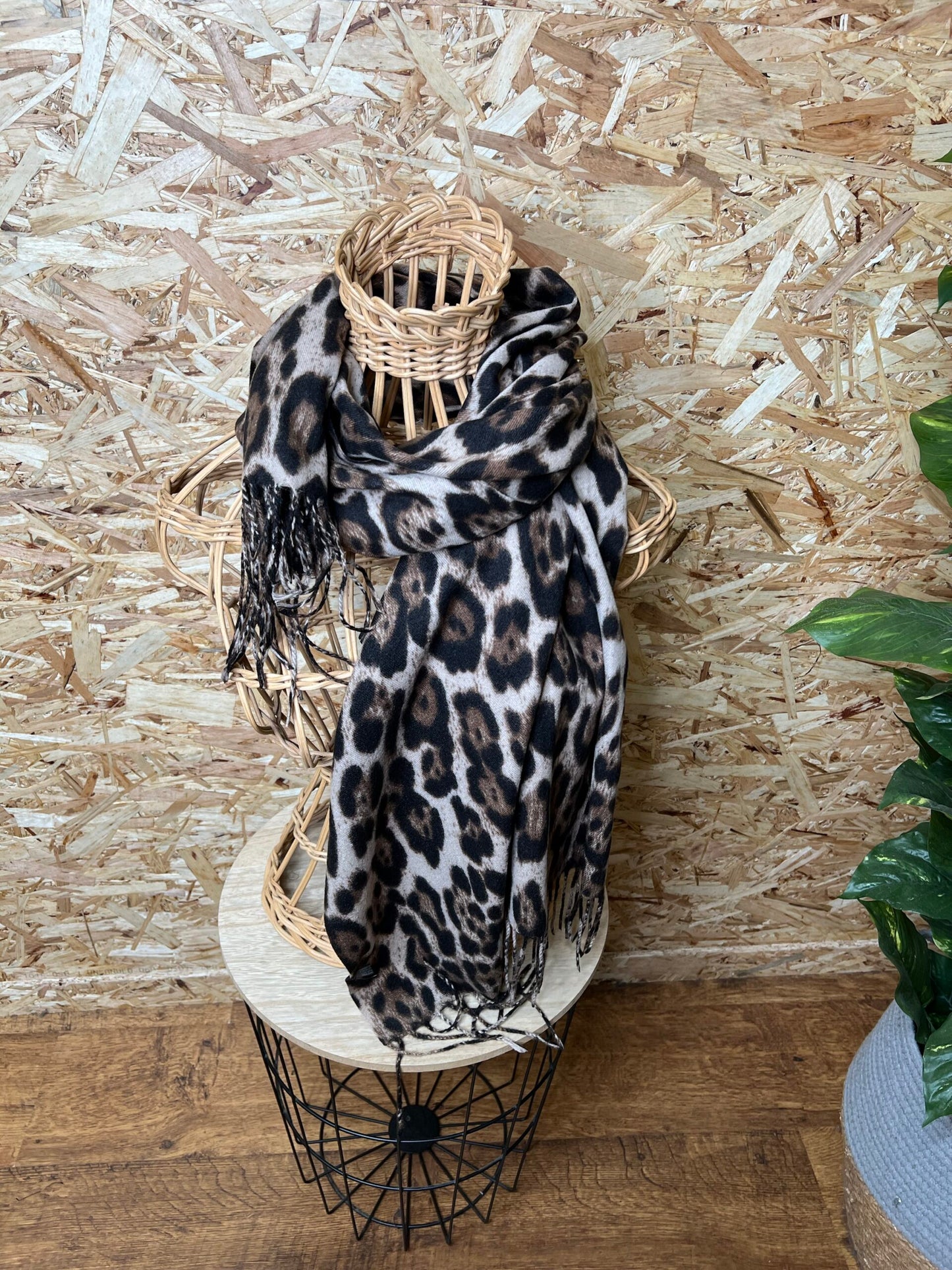 Leopard Print Scarf