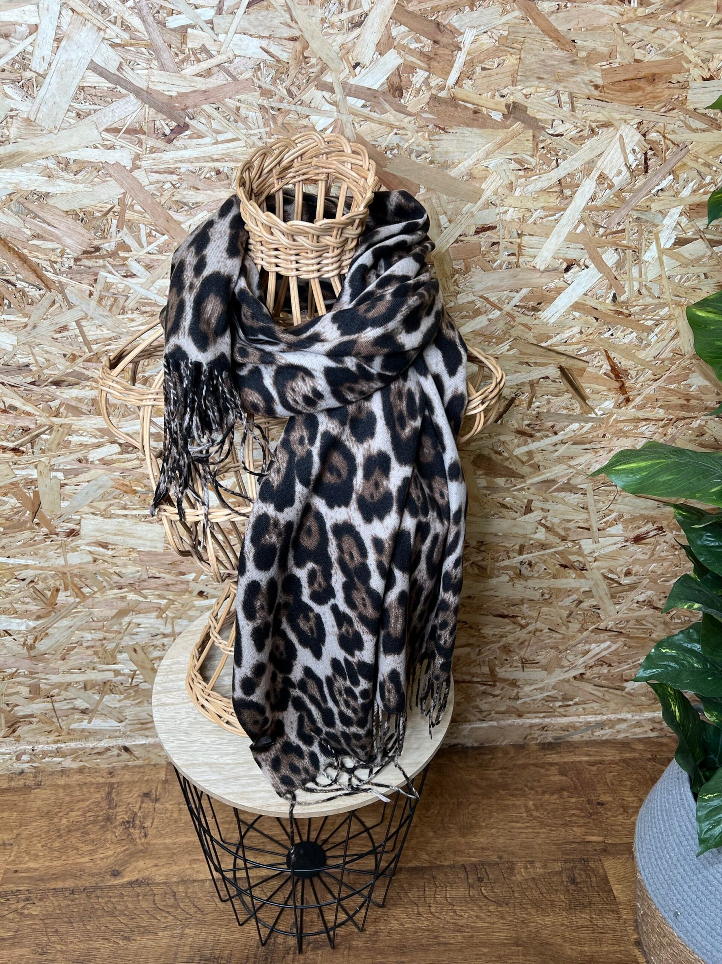 Leopard Print Scarf